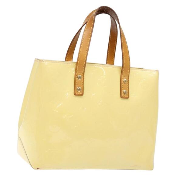 LOUIS VUITTON Monogram Vernis Reade PM Hand Bag Perle M91336 - Picture 1 of 16